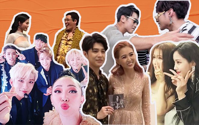 Noo Phước Thịnh - Sơn Tùng và nhiều nghệ sĩ Việt cùng những khoảnh khắc 'tình-thân-mến-thân' với Sao châu Á