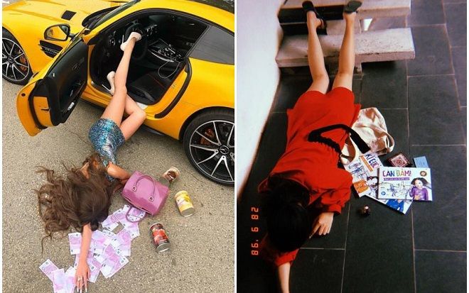 Trào lưu mới chụp ảnh 'ngã sấp mặt' nhưng vẫn phải sang chảnh được giới trẻ Việt hưởng ứng siêu lầy lội