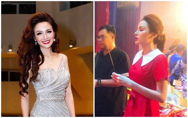 Hoa hậu Diễm Hương vẫn bình tĩnh trước nghi án dao kéo với gương mặt khác lạ