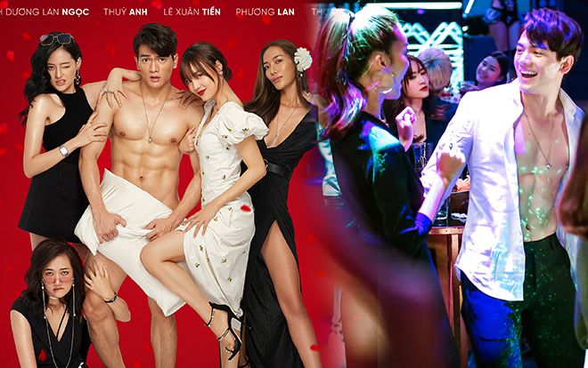 Lan Ngọc gây shock khi cùng hội gái già săn chuối ôm ấp trai trẻ 6 múi