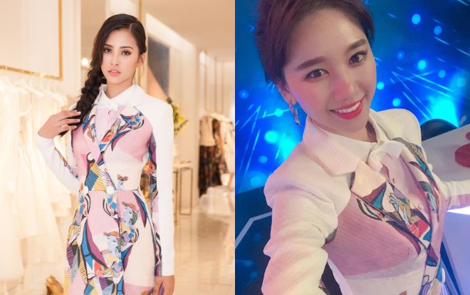 Sau 15 ngày, Trần Tiểu Vy liên tiếp mặc đồ giống Hari Won, H'Hen Niê, 'thánh đụng hàng' đây chứ đâu!