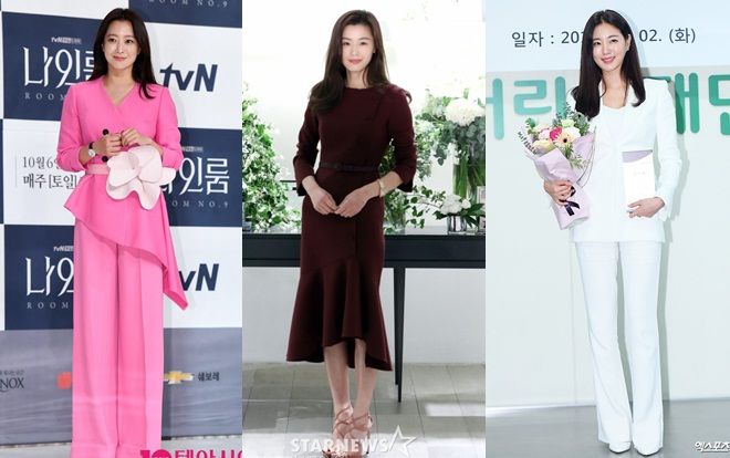 Chạm ngõ tuổi 40, 'tam đại mỹ nhân' Kim Hee Sun - Jeon Ji Hyun và Kim Sarang vẫn tỏa sáng tại sự kiện