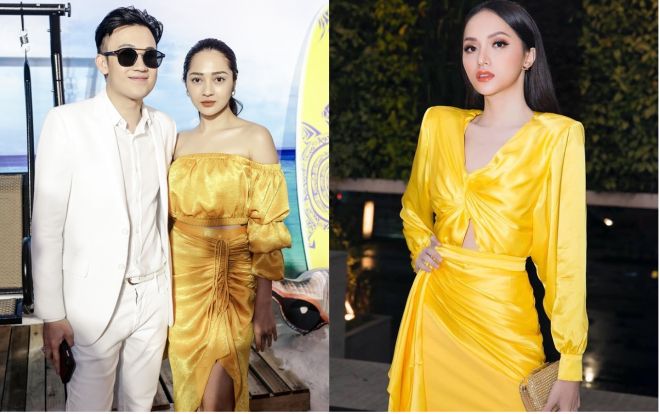 Không hẹn mà gặp Hương Giang - Bảo Anh cùng rực rỡ với váy vàng khiến các mỹ nhân khác 'tắt nắng'