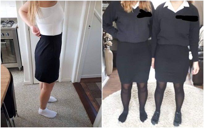 Quy định cực tróe ngoe khi chỉ vì mặc chân váy để lộ đường cong cơ thể, nữ sinh bị phạt cấm đến trường học