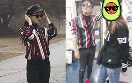 Nhã Phương - Trường Giang diện áo sơ mi đôi chính là hình ảnh thời trang hot nhất ngày