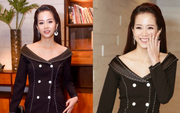 Diện đầm trễ nải, An Nguy tái xuất rạng rỡ sau scandal tình cảm