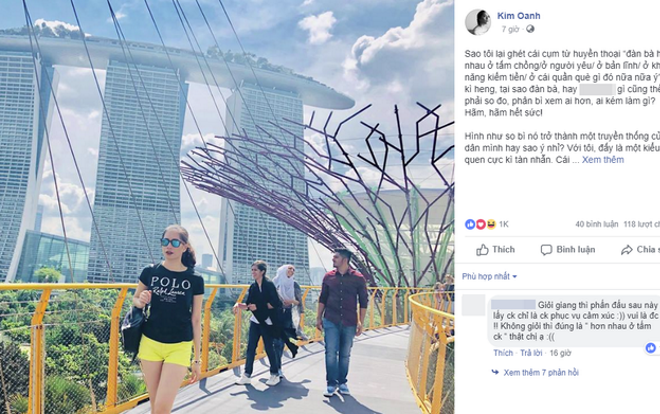 Quan điểm gây bão mạng: Phụ nữ mà suốt ngày cứ quay cuồng trong cuộc đua 'hơn nhau ở tấm chồng' thì mệt bỏ xừ ra