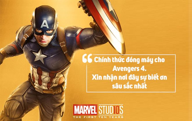 Xúc động trước tâm thư của Chris Evans cảm ơn 'Avengers 4' và chia tay nhân vật Captain America
