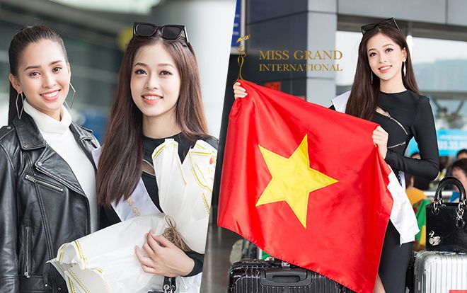 Tiểu Vy tiễn Phương Nga sang Myanmar, Việt Nam có cơ hội lọt Top 10 Miss Grand International 2018 nhờ fan vote?