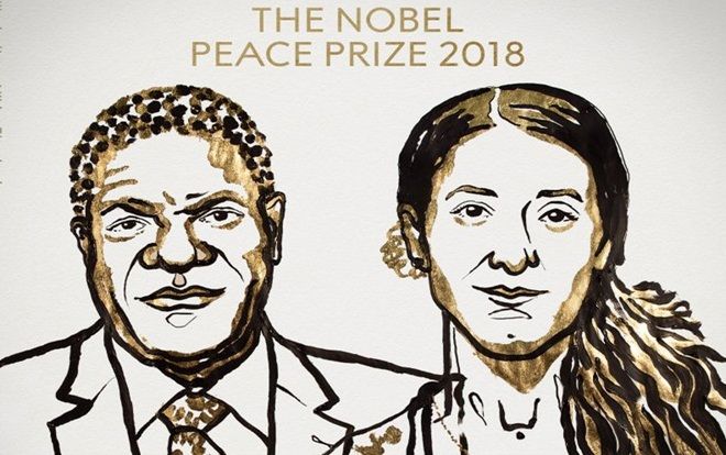 Nobel Hòa Bình 2018 vinh danh hai nhà hoạt động chống bạo lực tình dục