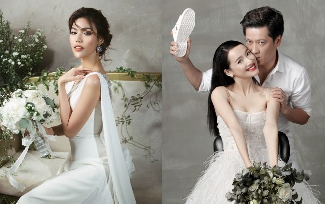 Thật đau đầu khi cân đo váy cưới của 3 cô dâu hot nhất 2018: Lan Khuê - Nhã Phương -Tú Anh