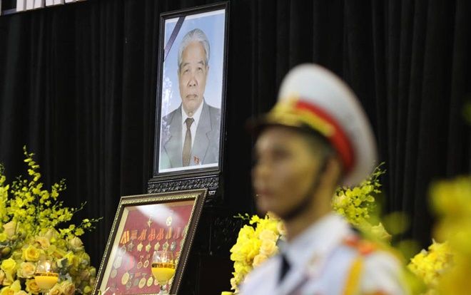 Lễ viếng nguyên Tổng bí thư Đỗ Mười