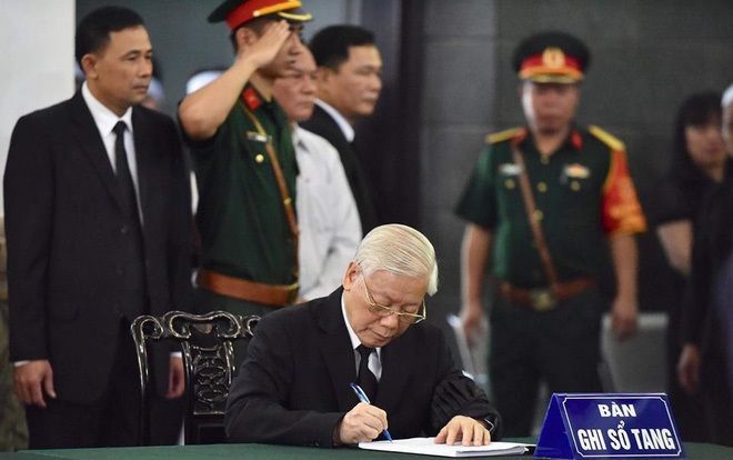 Lời từ biệt xúc động trong sổ tang cố Tổng Bí thư Đỗ Mười