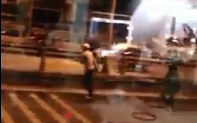 Vụ băng nhóm cầm hung khí hỗn chiến ở cầu Nhị Thiên Đường: Tạm giữ 10 người và 11 xe máy