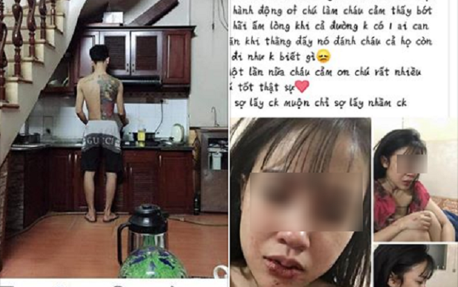Dân mạng mỉa mai cười cợt cô vợ trẻ ít ngày trước khoe chồng đảm đang, nay bị đánh bật máu giữa đường: Hài hước hay tàn nhẫn?
