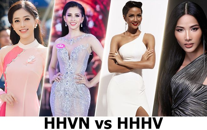 'Cuộc chiến ngầm' của dàn nhan sắc Hoa hậu Việt Nam và Hoa hậu Hoàn Vũ Việt Nam