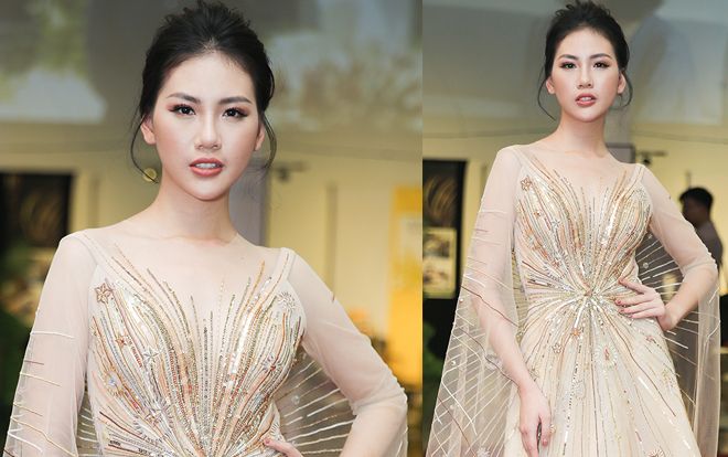 Siêu mẫu Vàng Quỳnh Hoa đẹp như nữ thần 'quét sạch' thảm đỏ sự kiện