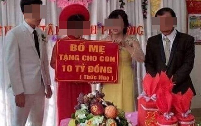 Gia thế 'khủng' của cô dâu chú rể được bố mẹ tặng 10 tỷ đồng trong ngày cưới