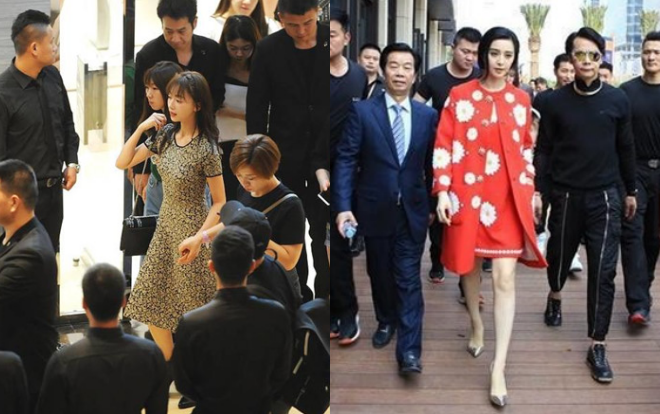 Sao Hoa ngữ: Cứ có dàn vệ sĩ đông 'như quân Nguyên' hộ tống thì bị vướng vào tội 'chảnh choẹ'?