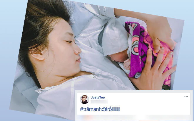 Duy nhất một câu ngày Trâm Anh sinh, cũng đủ thấy Justatee yêu vợ thế nào!