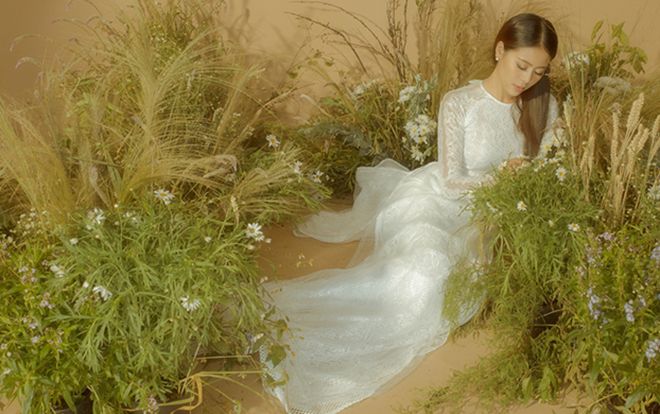 Kiều nữ làng hài Nam Thư thướt tha trong tà áo dài khiến người hâm mộ ngẩn ngơ