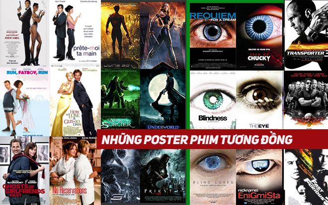 Từ chuyện poster phim của Thanh Duy giống 'John Wick 2' cho đến 18 nhóm poster Hollywood 'na ná' nhau