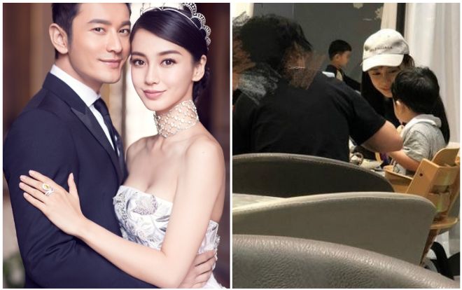 Angela Baby xứng danh mẹ đảm khi tự tay bón cho con ăn dù có cả dàn bảo mẫu