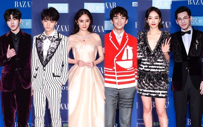 Đêm hội từ thiện Bazaar 2018: Dương Mịch xinh như công chúa bên Vương Tuấn Khải, Thái Từ Khôn và Ngô Lỗi