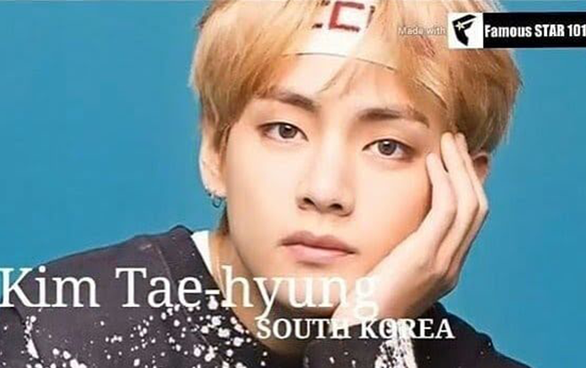 Lại một lần nữa V (BTS) đứng đầu bảng xếp hạng người đẹp trai nhất thế giới