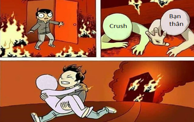 Chỉ được cứu một người trong tai nạn, lựa chọn crush hay bạn thân khiến ít nhiều sinh viên 'vò đầu bứt tai'