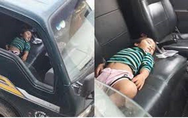 Vô tư ngủ trên xe tải khi đi bốc hàng cùng bố, bé gái gây sốt vì gợi lại 'cả một trời thương nhớ'
