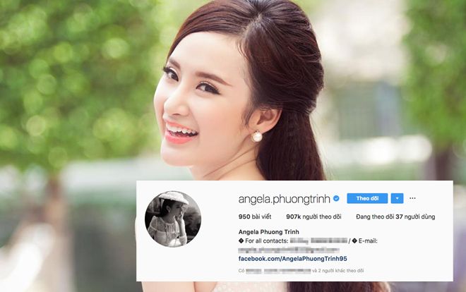 Angela Phương Trinh mất ngủ vì mất tài khoản Instagram gần triệu người theo dõi