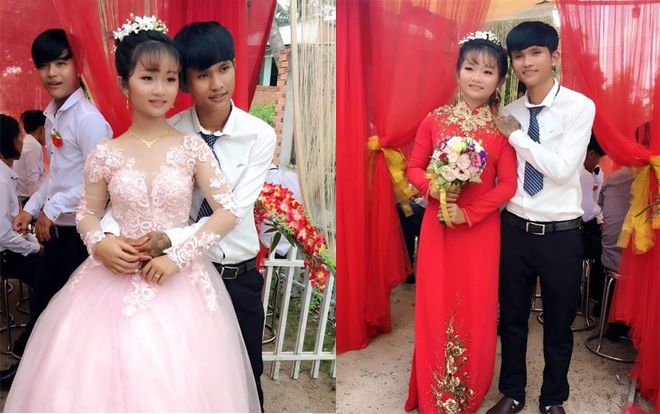 Chú rể bức xúc lên tiếng về hình ảnh gây sốt mạng xã hội với đồn đoán 'chàng 14 nàng 12 tuổi'