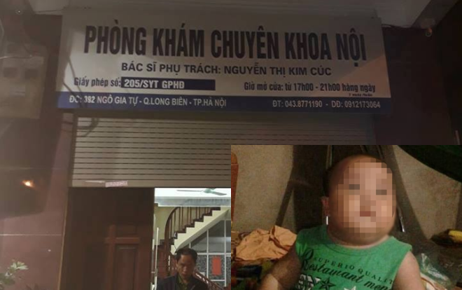 Bé trai 22 tháng tuổi ở Hà Nội tử vong sau 5 phút truyền dịch ở phòng khám tư
