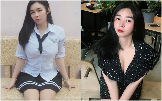 Xuất hiện nữ sinh sở hữu mặt xinh vóc dáng cực bốc lửa dự đoán cạnh tranh với hot girl ngực 1m