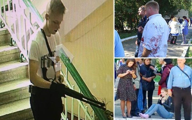 Giây phút kẻ tấn công điên cuồng xả súng giết chết bạn bè trong trường ở Crimea qua lời nhân chứng