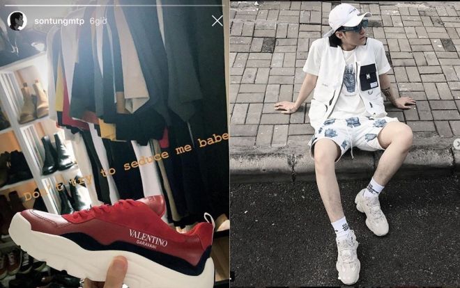 Sơn Tùng MTP khoe giày mới vô tình lộ cả phòng chứa đồ 'khủng' khiến tín đồ thời trang nào cũng mê