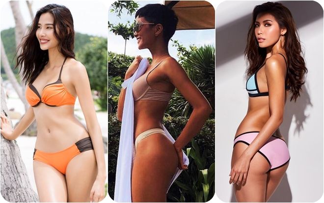 H'Hen Niê, Hoàng Thùy, Minh Tú…nín thở với 'võng lưng' bất khả xâm phạm