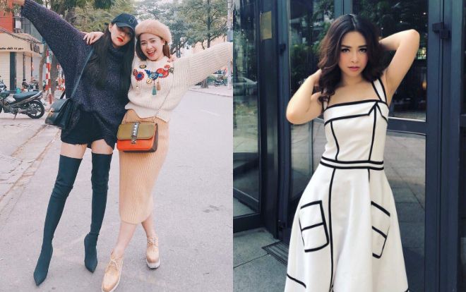 Dương Hoàng Yến diện cả cây hàng hiệu đọ sắc 'bất phân thắng bại' với Hoa hậu Hương Giang