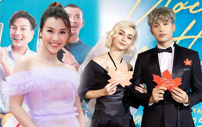 Ra mắt phim mới cùng Hoàng Oanh nhưng Quốc Anh lại dính như sam với Mlee, nghi vấn công khai tình cảm?