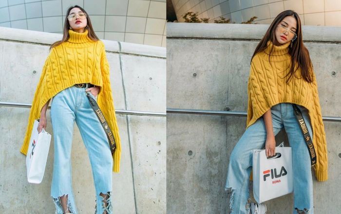 Lần đầu 'chinh chiến', Thiên Nga The Face đã được ngồi hàng đầu sang chảnh xem show tại Hàn