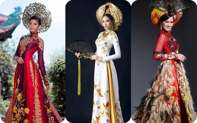Trang phục dân tộc của Hoa hậu Việt đi thi quốc tế: Áo dài đã đủ 'truyền thống' chưa?