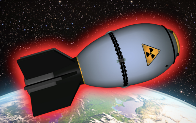 Trái đất sẽ ra sao nếu kích nổ trái bom nguyên tử mạnh nhất trong không gian?