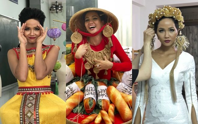 Khổ sở như H'Hen Niê chọn Quốc phục: Vừa mới 'tiêu tán' phom dáng, lại trăn trở vì 'nặng đầu'