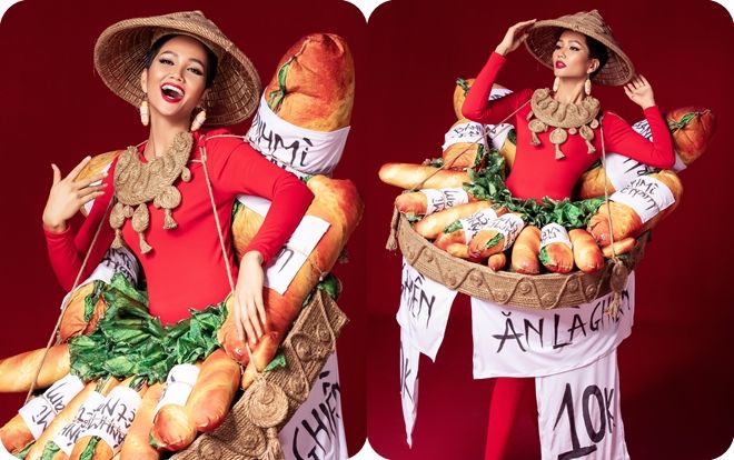 Công bố Top 6 National Costume: Khán giả dậy sóng với thiết kế Bánh mì vì 'xa rời' bản gốc