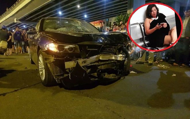 Nữ tài xế BMW gây bức xúc vì câu nói 'mọi chuyện cứ để em lo' sau khi tông la liệt xe máy ở ngã tư Hàng Xanh