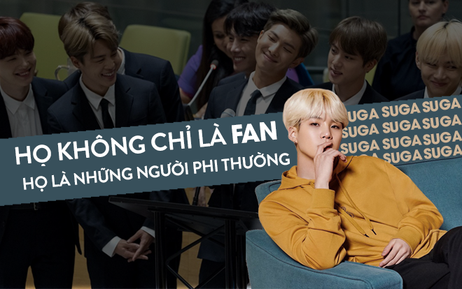 Suga (BTS) phản bác định kiến về người hâm mộ: Không chỉ là fan, họ còn là những người phi thường!