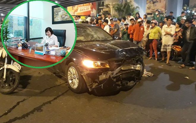 Giám đốc ngân hàng nói gì sau vụ việc bị nhầm là nữ tài xế xe BMW tông hàng loạt xe máy ở ngã tư Hàng Xanh?