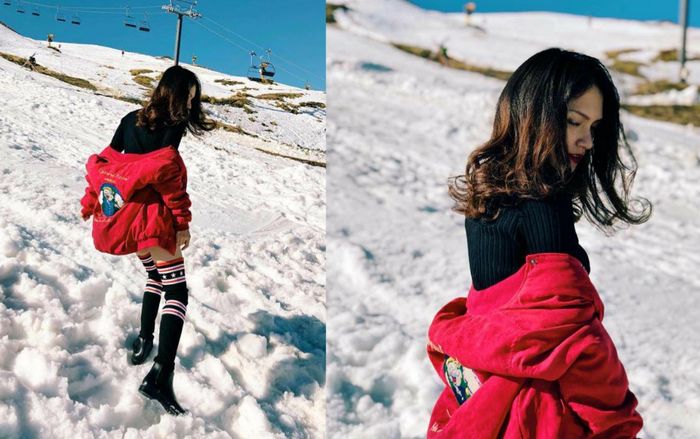 Xứng danh hoa hậu tiết kiệm, Hương Giang được khen tưng bừng chỉ với áo khoác 400 ngàn