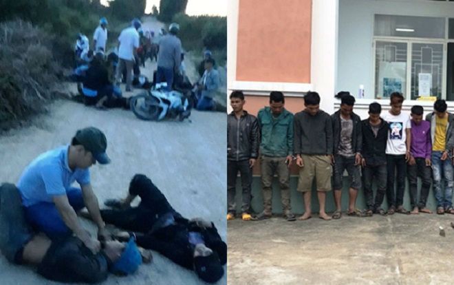 Hỗn chiến sau lễ ăn hỏi, nhóm thanh niên mai phục phóng dao ném đá khiến 1 người tử vong